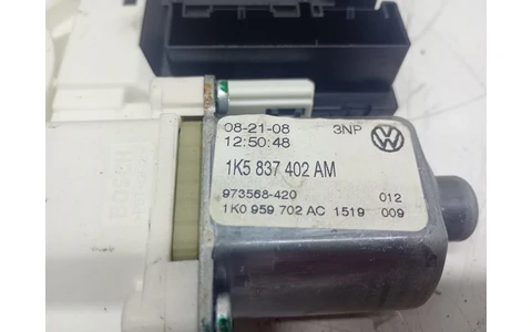 Motoras geam dreapta fata 1K5837402AM Volkswagen Golf 5 (2003 - 2009) - imagine 4