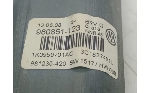 Motoras geam stanga fata 3C1837461L Volkswagen Passat B6 (2005 - 2010) - imagine 4