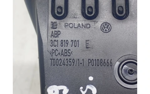 Grila ventilatie 3C1819701 Volkswagen Passat B6 (2005 - 2010) - imagine 4