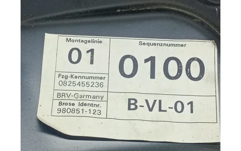 Macara geam stanga fata 3C1837755K Volkswagen Passat B6 (2005 - 2010) - imagine 3