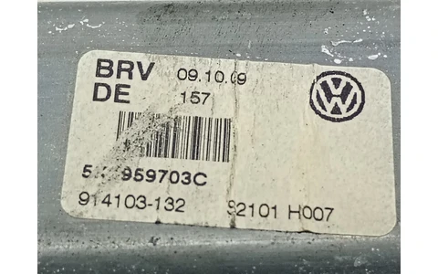 Motoras geam stanga spate 5K0959703C Volkswagen Golf 6 (2008 - 2015) - imagine 4