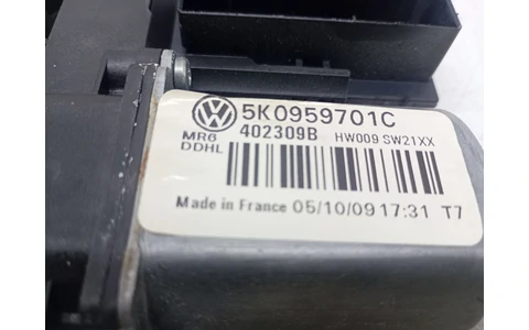 Motoras geam stanga fata 5k0959701C Volkswagen Golf 6 (2008 - 2015) - imagine 3