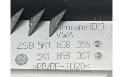 Ornament bord 5K1858365 Volkswagen Golf 6 (2008 - 2015) - imagine 2