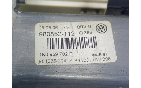 Motoras geam dreapta fata 1k0959702P Volkswagen Passat B6 (2005 - 2010) - imagine 4