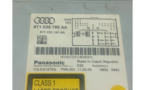 Radio cd 8t1035195aa Audi A4 B8/8K (2007 - 2011) - imagine 3