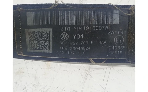 Centura siguranta stanga fata 3c1857706f Volkswagen Passat B6 (2005 - 2010) - imagine 3