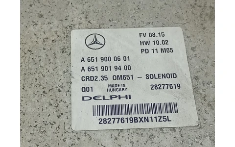 Calculator motor ECU A6519000601 Mercedes Benz Sprinter 906 (2006 - 2013) - imagine 3