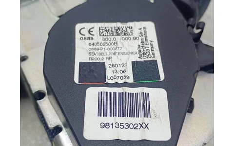 Centura siguranta stanga spate 98135302xx Peugeot 508 2 (2018 - 2020) - imagine 3
