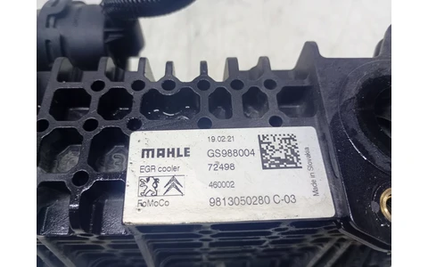 Racitor gaze EGR 9813050280 Peugeot 508 2 (2018 - 2020) - imagine 4