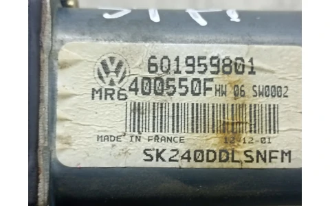 Motoras geam stanga fata 601959801 Skoda Fabia 6Y (1999 - 2004) - imagine 3