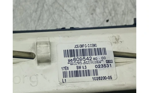 Display 9660954280-00 Peugeot 407 1 (2004 - 2010) - imagine 3