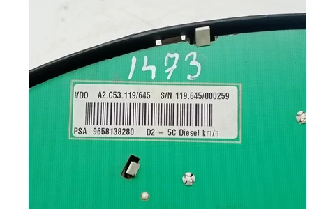 Ceasuri de bord 9658138280 Peugeot 407 1 (2004 - 2010) - imagine 3