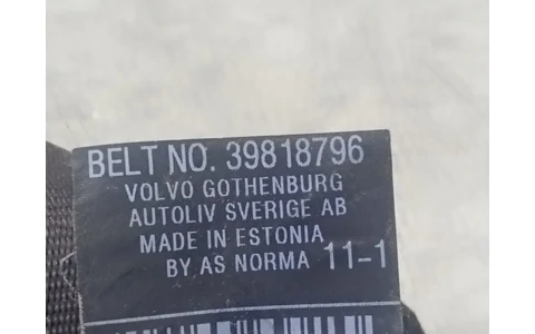Centura siguranta dreapta fata 39818796 Volvo S80 2 (2th facelift) (2013 - 2020) - imagine 4