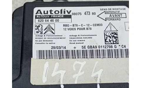 Calculator airbag 620644600 Citroen C4 Picasso 2 (2013 - 2017) - imagine 3