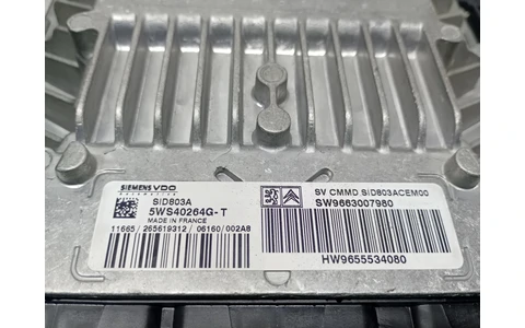 Calculator motor ECU 9663007980 Peugeot 407 1 (2004 - 2010) - imagine 2