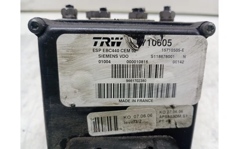 Pompa ABS 9661702380 Peugeot 407 1 (2004 - 2010) - imagine 3