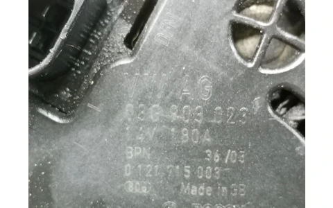 Alternator 03g903023 Audi A6 4F/C6 (2004 - 2008) - imagine 3