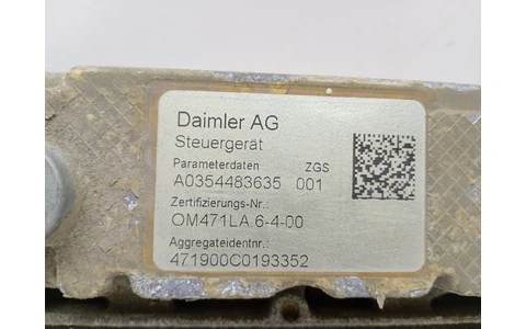 Calculator motor ECU A0014463235 Mercedes Benz Actros MP4 1 (2011 - 2019) - imagine 2