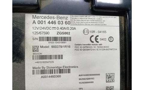 Modul confort A0014460360 Mercedes Benz Actros MP4 1 (2011 - 2019) - imagine 4