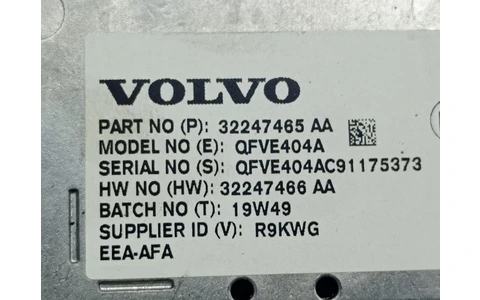 Navigatie 32247465AA Volvo V60 2 (2018 - 2020) - imagine 4