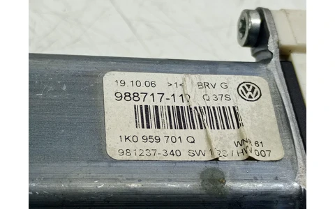 Motoras geam stanga fata 1K0959793M Volkswagen Passat B6 (2005 - 2010) - imagine 3