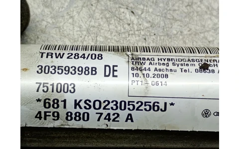 Airbag cortina dreapta 4F9880742A Audi A6 4F/C6 (facelift) (2008 - 2011) - imagine 4