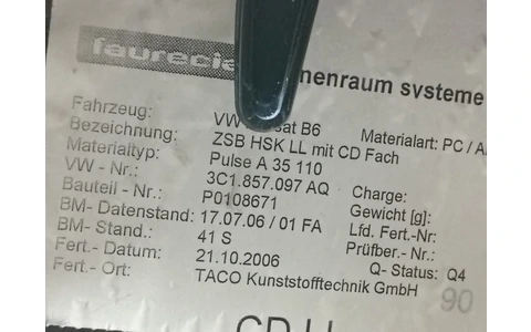 Torpedou 3C1857097AQ Volkswagen Passat B6 (2005 - 2010) - imagine 3