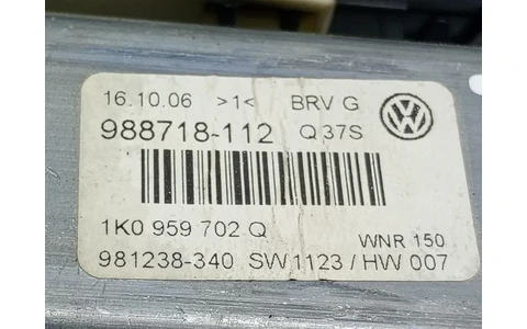 Motoras geam dreapta fata 1K0959702Q Volkswagen Passat B6 (2005 - 2010) - imagine 3