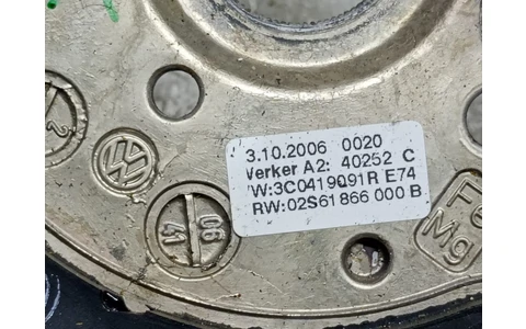 Volan in 3 spite cu comenzi 3C0419091R Volkswagen Passat B6 (2005 - 2010) - imagine 2