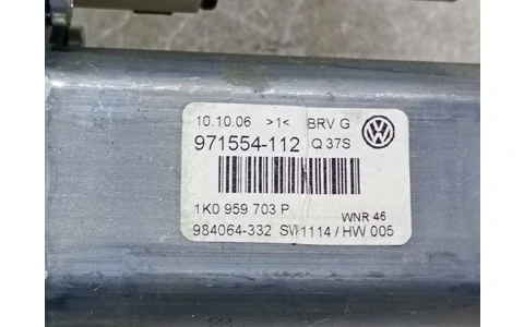 Motoras geam stanga spate 1k0959703 Volkswagen Passat B6 (2005 - 2010) - imagine 4