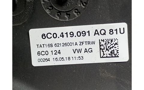 Volan in 3 spite 6C0419091AQ Volkswagen Caddy 4 (2015 - 2020) - imagine 3