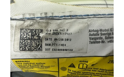 Airbag cortina stanga 1k0880741f Volkswagen Golf 6 (2008 - 2015) - imagine 3