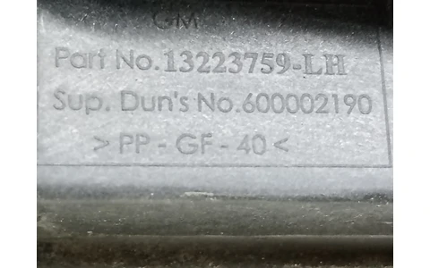 Suport aripa 13223759 Opel Corsa D (2006 - 2011) - imagine 3