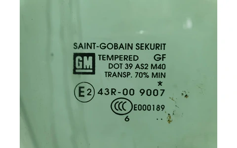 Geam dreapta fata Opel Corsa D (2006 - 2011) - imagine 3