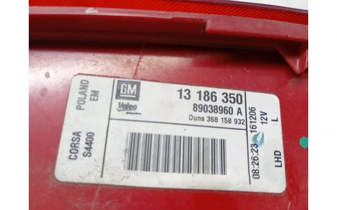 Stop stanga 89038960A Opel Corsa D (2006 - 2011) - imagine 3