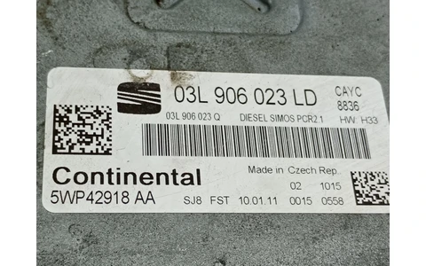 Calculator motor ECU 03L906023 Seat Ibiza 4 (6J) (2008 - 2012) - imagine 3