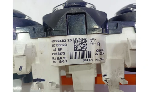 Panou clima ac 96722483 Peugeot 208 1 (2012 - 2016) - imagine 4