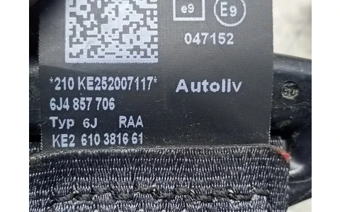 Centura siguranta dreapta fata 6J4857706 Seat Ibiza 4 (6J) (2008 - 2012) - imagine 4