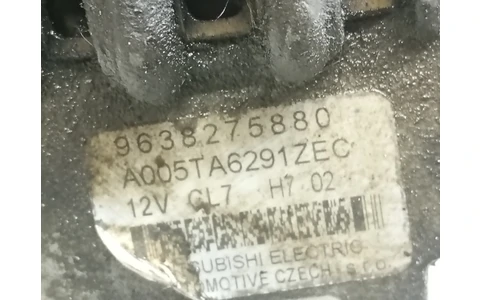 Alternator 9638275880 Peugeot 206 1 (facelift) (2002 - 2009) - imagine 4