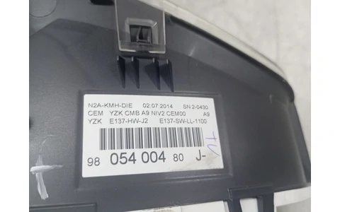 Ceasuri de bord 9805400480 Peugeot 208 1 (2012 - 2016) - imagine 3