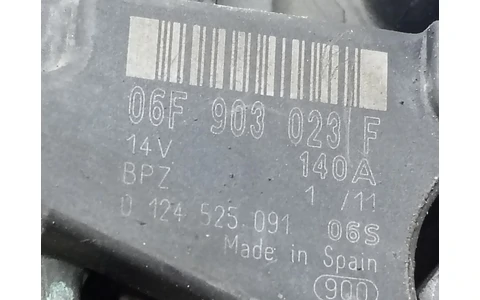 Alternator 06F903023F Volkswagen Golf 5 (2003 - 2009) - imagine 3