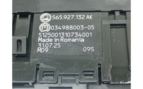 Panou butoane 565927132ak Skoda Karoq 1 (2017 - 2025) - imagine 3