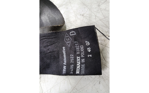 Centura siguranta dreapta fata 838217 Renault Clio 3 (2005 - 2009) - imagine 3