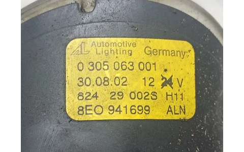 Proiector ceata dreapta 0305063001 Audi A4 B6 (2000 - 2005) - imagine 2