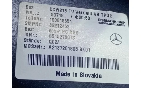 Fata usa dreapta fata A2137201808 Mercedes Benz E-Class W213 (2016 - 2020) - imagine 3
