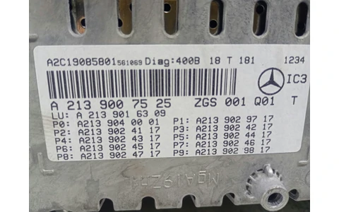 Ceasuri de bord A2139007525 Mercedes Benz E-Class W213 (2016 - 2020) - imagine 3