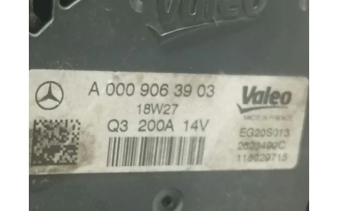 Alternator A0009063903 Mercedes Benz E-Class W213 (2016 - 2020) - imagine 3