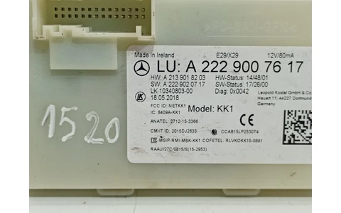 Modul keyless a2229007617 Mercedes Benz E-Class W213 (2016 - 2020) - imagine 3