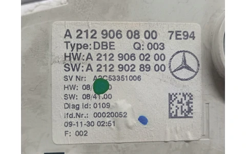 Plafoniera A2129060800 Mercedes Benz E-Class W212 (2009 - 2013) - imagine 3