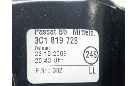 Grila ventilatie bord 3C1819728 Volkswagen Passat CC 1 (2008 - 2012) - imagine 3